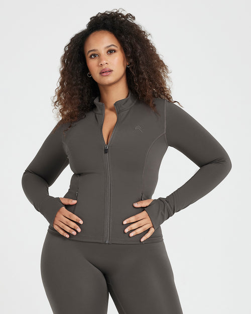 Oner Modal Timeless Jacket | Deep Taupe