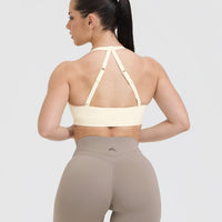 Unified Twist Sports Bra | Off White