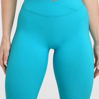 Unified Wrap Leggings | Aqua Blue