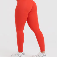 Unified Wrap Leggings | Charged Orange