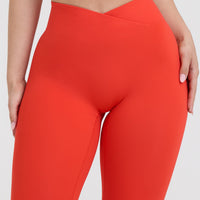 Unified Wrap Leggings | Charged Orange