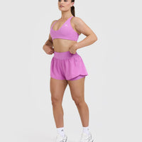 Unified Double Layer Shorts 5" | Orchid Purple
