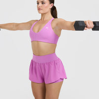 Unified Double Layer Shorts 5" | Orchid Purple