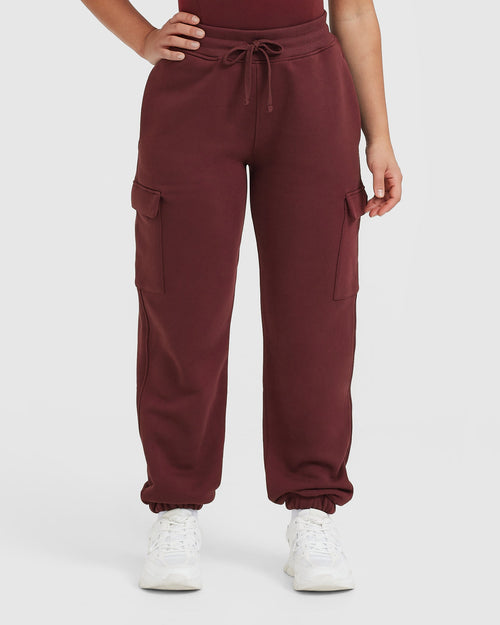 Oner Modal All Day Cargo Joggers | Mulled Wine