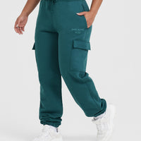 All Day Est 2020 Cargo Joggers | Marine Teal