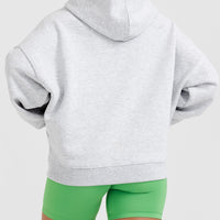 All Day Est 2020 Oversized Hoodie | Light Grey Marl