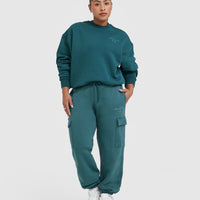 All Day Est 2020 Oversized Sweatshirt | Marine Teal