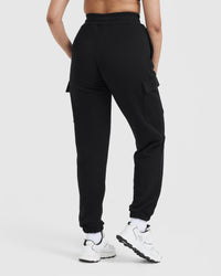 All Day Lightweight Cargo Joggers | Black