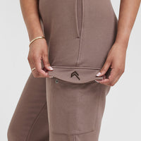 All Day Lightweight Cargo Joggers | Cool Brown