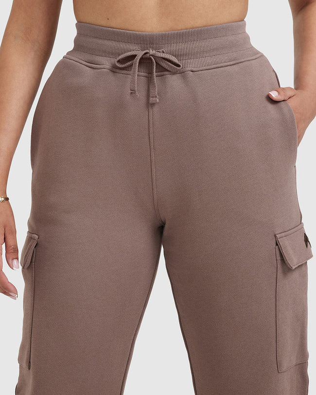 All Day Lightweight Cargo Joggers | Cool Brown