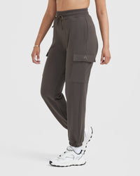 All Day Lightweight Cargo Joggers | Deep Taupe