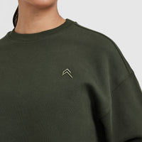 All Day Lightweight Oversized Sweatshirt | Khaki