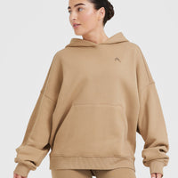 All Day Oversized Hoodie | Dune Brown
