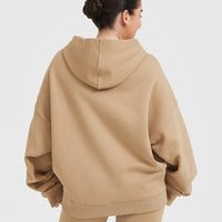 All Day Oversized Hoodie | Dune Brown
