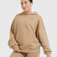 All Day Oversized Hoodie | Dune Brown