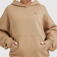 All Day Oversized Hoodie | Dune Brown