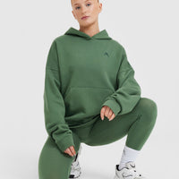 All Day Oversized Hoodie | Forest Green