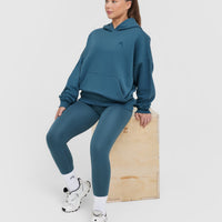 All Day Oversized Hoodie | Lake Blue