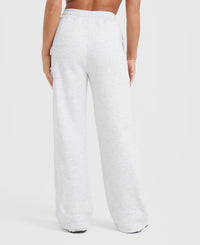 All Day Straight Leg Joggers | Light Grey Marl