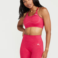 Classic Seamless Sports Bra | Berry Bloom Marl