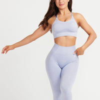 Classic Seamless Sports Bra | Ice Grey Marl