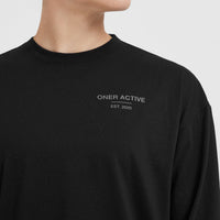 Classic Lifters Graphic Oversized Lightweight Long Sleeve Top | Black