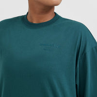 Classic Lifters Graphic Oversized Lightweight Long Sleeve Top | Marine Teal