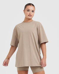 Classic Lifters Graphic Oversized Lightweight T-Shirt | Sandstone
