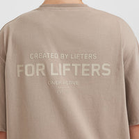Classic Lifters Graphic Oversized Lightweight T-Shirt | Sandstone