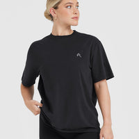 Classic Oversized Lightweight T-Shirt | Black