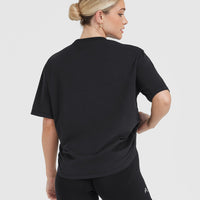 Classic Oversized Lightweight T-Shirt | Black
