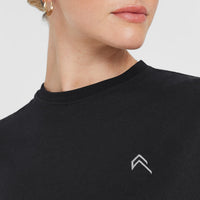 Classic Oversized Lightweight T-Shirt | Black