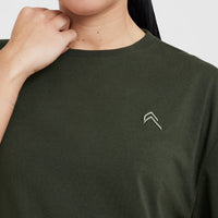 Classic Oversized Lightweight T-Shirt | Khaki