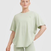 Classic Oversized Lightweight T-Shirt | Tea Green