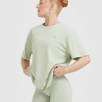 Classic Oversized Lightweight T-Shirt | Tea Green