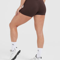 Classic Seamless 2.0 Booty Shorts | 70% Cocoa Marl