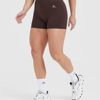 Classic Seamless 2.0 Booty Shorts | 70% Cocoa Marl