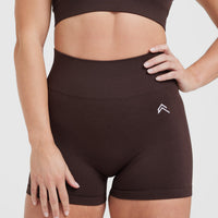 Classic Seamless 2.0 Booty Shorts | 70% Cocoa Marl