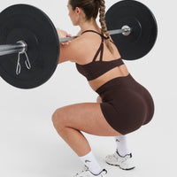 Classic Seamless 2.0 Booty Shorts | 70% Cocoa Marl