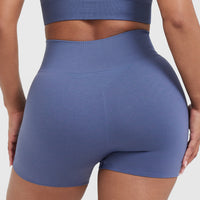Classic Seamless 2.0 Booty Shorts | Slate Blue Marl