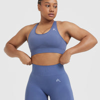 Classic Seamless 2.0 Bralette | Slate Blue Marl