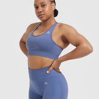 Classic Seamless 2.0 Bralette | Slate Blue Marl