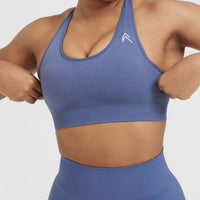 Classic Seamless 2.0 Bralette | Slate Blue Marl