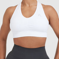 Classic Seamless 2.0 V-Neck Bralette | White