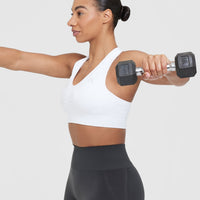 Classic Seamless 2.0 V-Neck Bralette | White