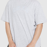 Classic Varsity Oversized Lightweight T-shirt | Light Grey Marl