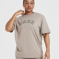 Classic Varsity Oversized Lightweight T-shirt | Minky