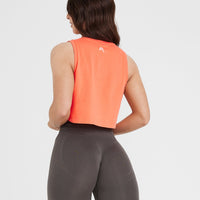 Graphic Jersey Tank | Washed Peach Blossom