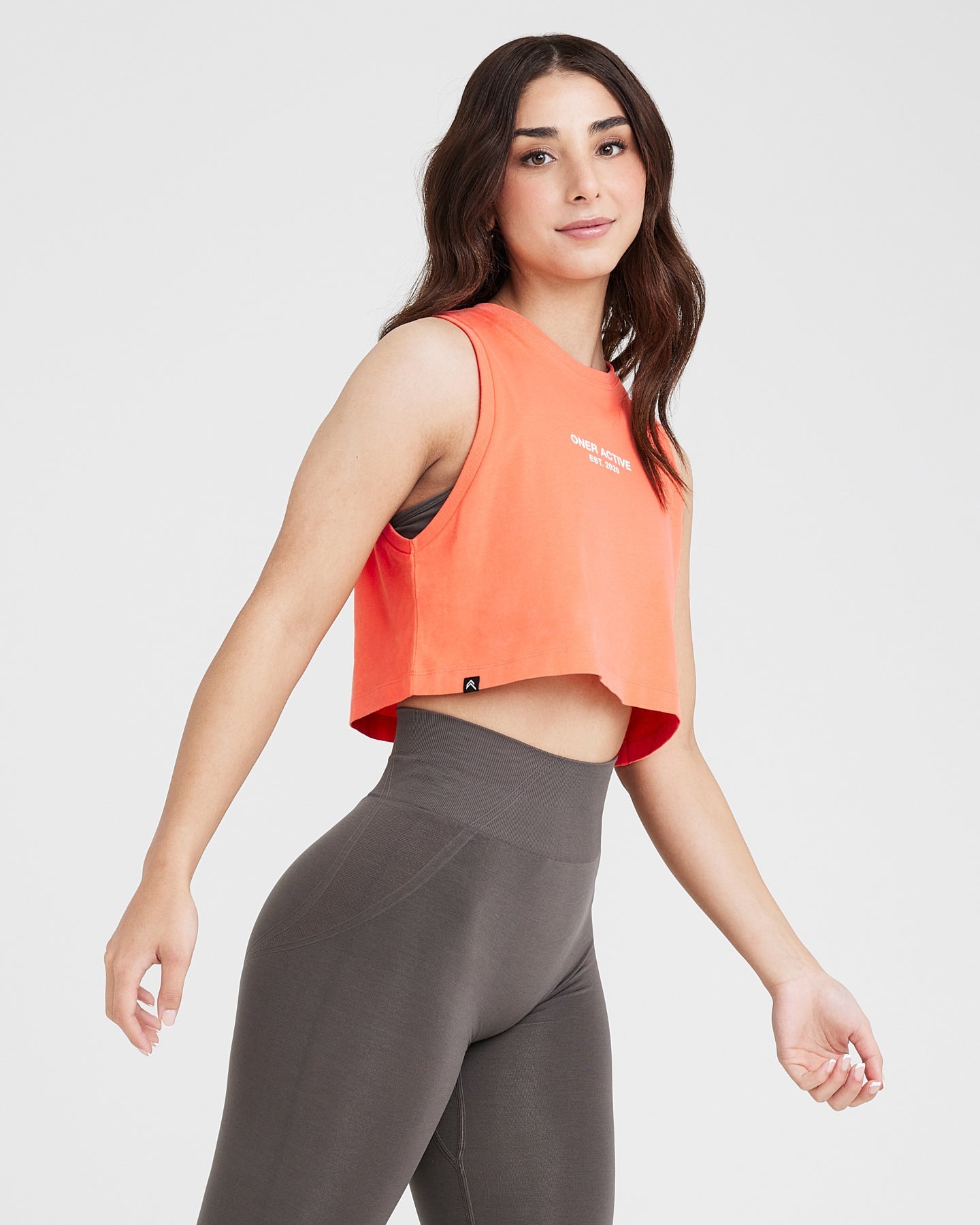 Graphic Jersey Tank | Washed Peach Blossom
