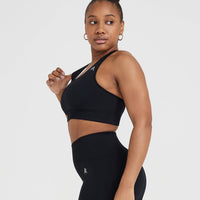 Classic Seamless 2.0 Bralette | Black Marl